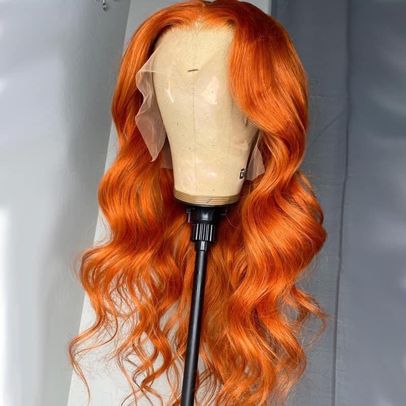 Transparent 13x4 lace front wig, 9a Brazilian hair, glueless wig