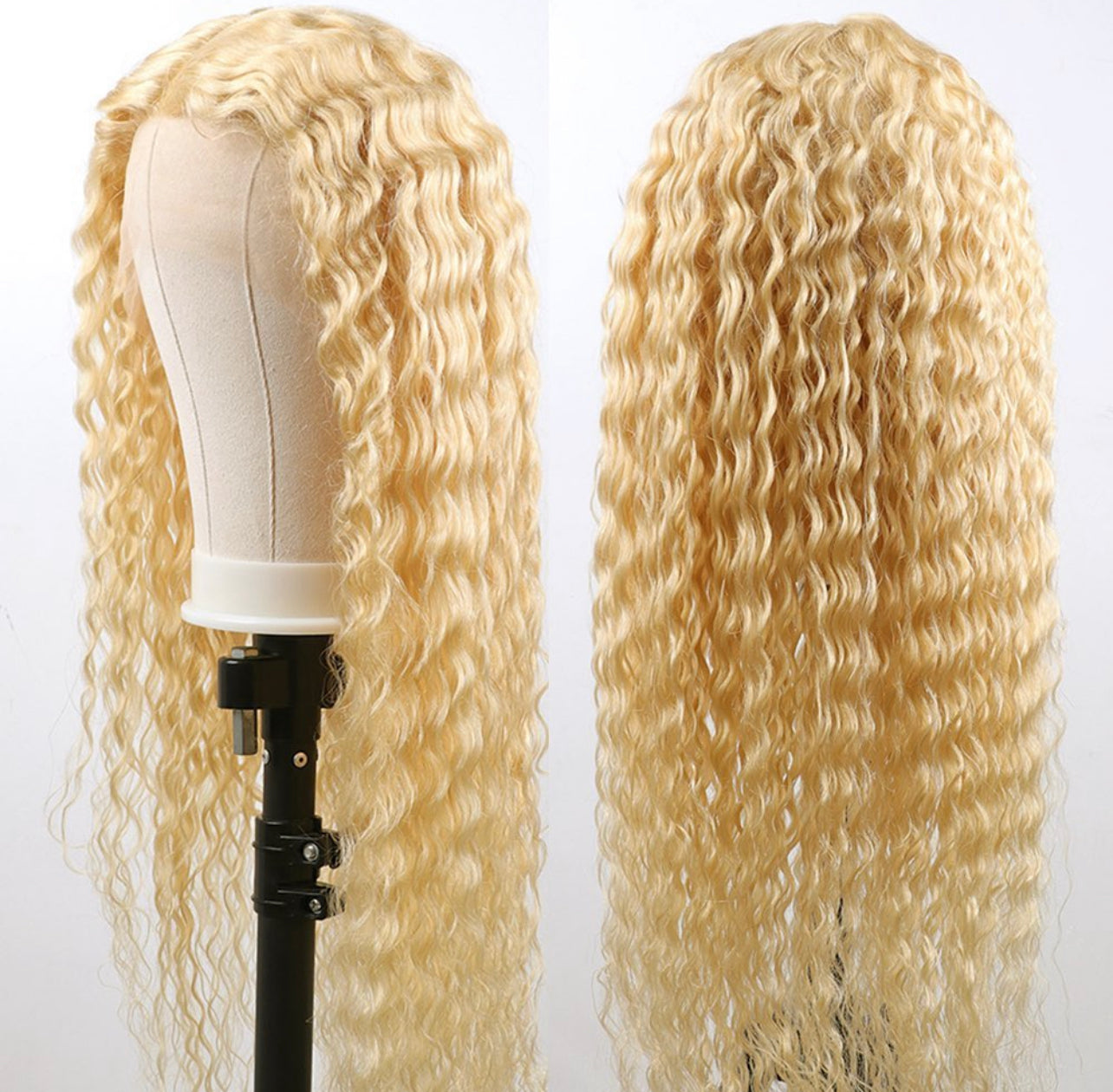 HD 613 13x4 Glueless lace front wig (10a)-curly