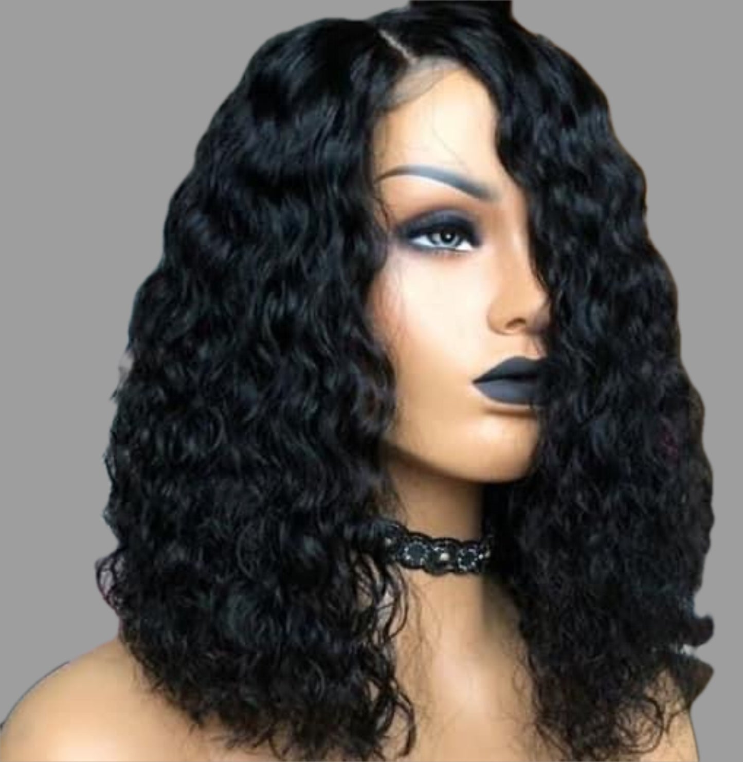 Transparent 13x4 Glueless lace front wig-curly